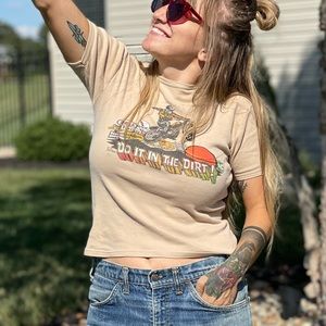 Vintage "Do It In The Dirt" Tee Shirt